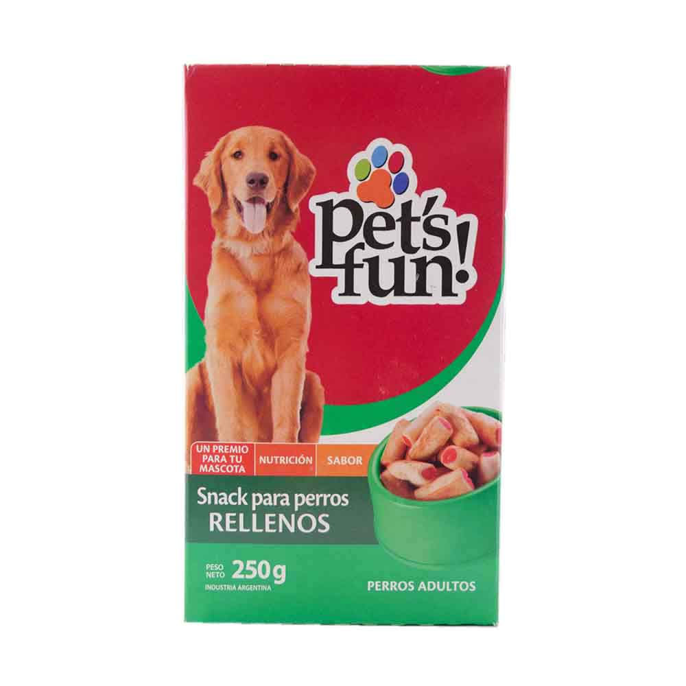 Snack Para Perros Rellenos 250 Grs Pet's Fun