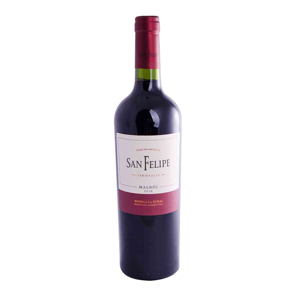 Vino Tinto San Felipe Malbec 750 Cc