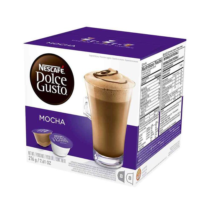 Café Nescafé Dolce Gusto Mocha 216 Gr jumboargentina