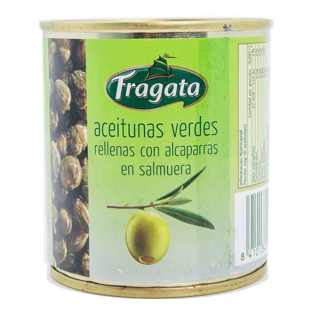 Aceitunas Fragata Rellenas Con Alcaparras 85 Gr