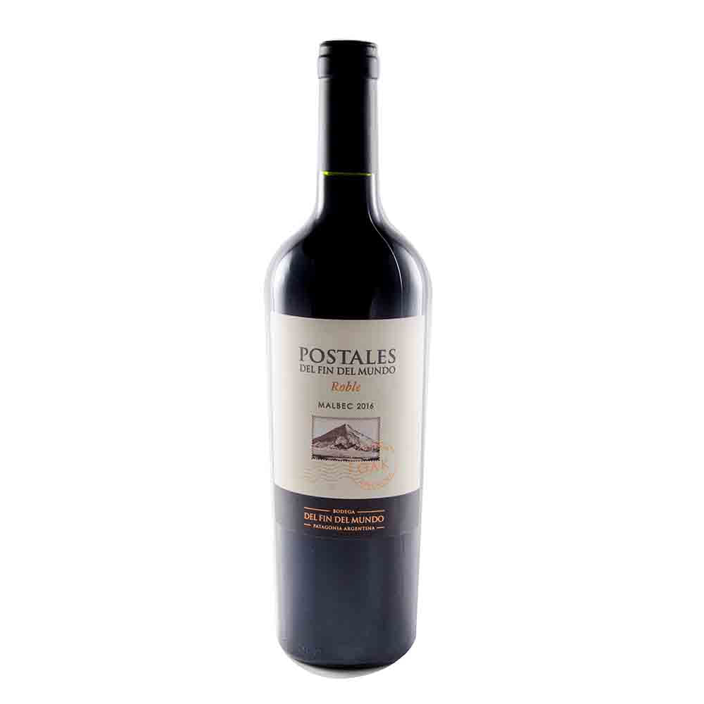 Vino tinto Malbec Roble Postales 750 ml