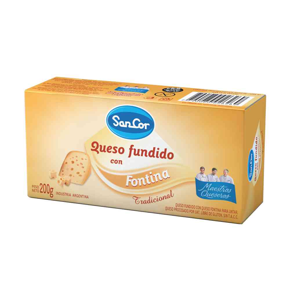 Queso Fundido Sancor Fontina 200 Gr Jumbo jumboargentina