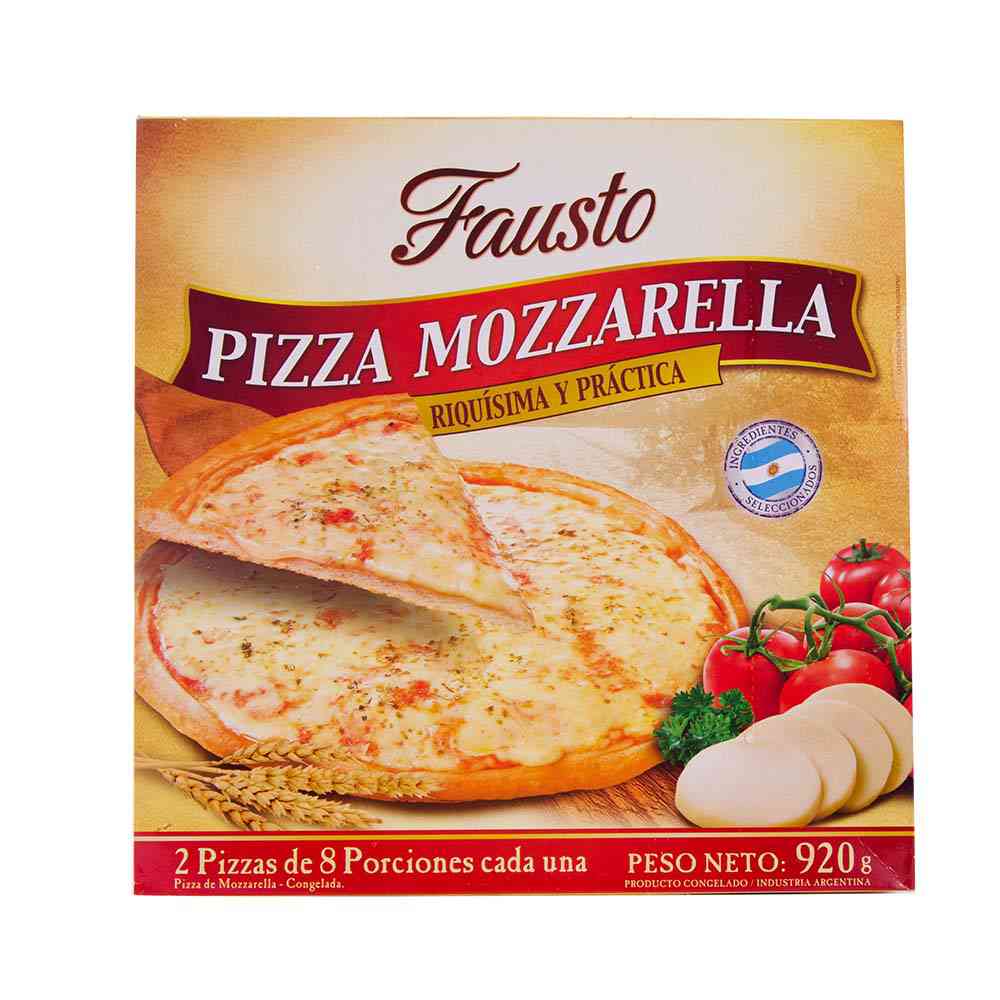 Pizza Congelada Fausto 920 Gr