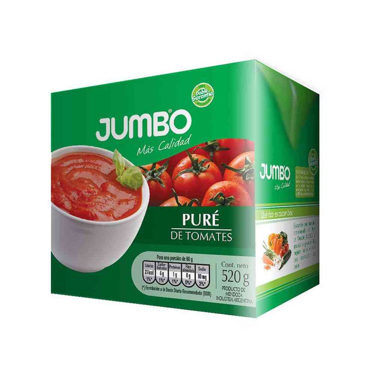 Puré De Tomates Jumbo 540 Gr Jumbo jumboargentina