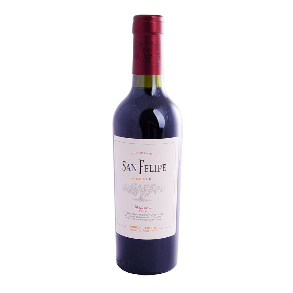 Vino Tinto San Felipe Malbec Roble 375 Cc