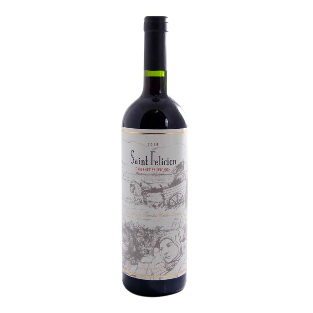 Vino Tinto Cabernet Sauvignon Saint Felicien 750 Cc
