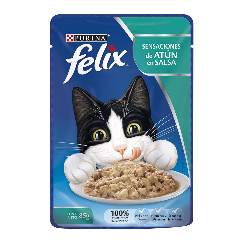 Alimento Húmedo Para Gato Felix Atún 85 Gr