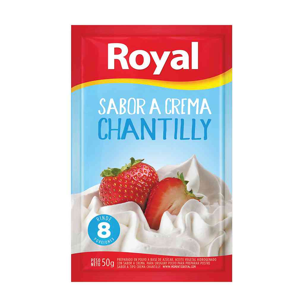 Crema Chantilly Royal X 50gr