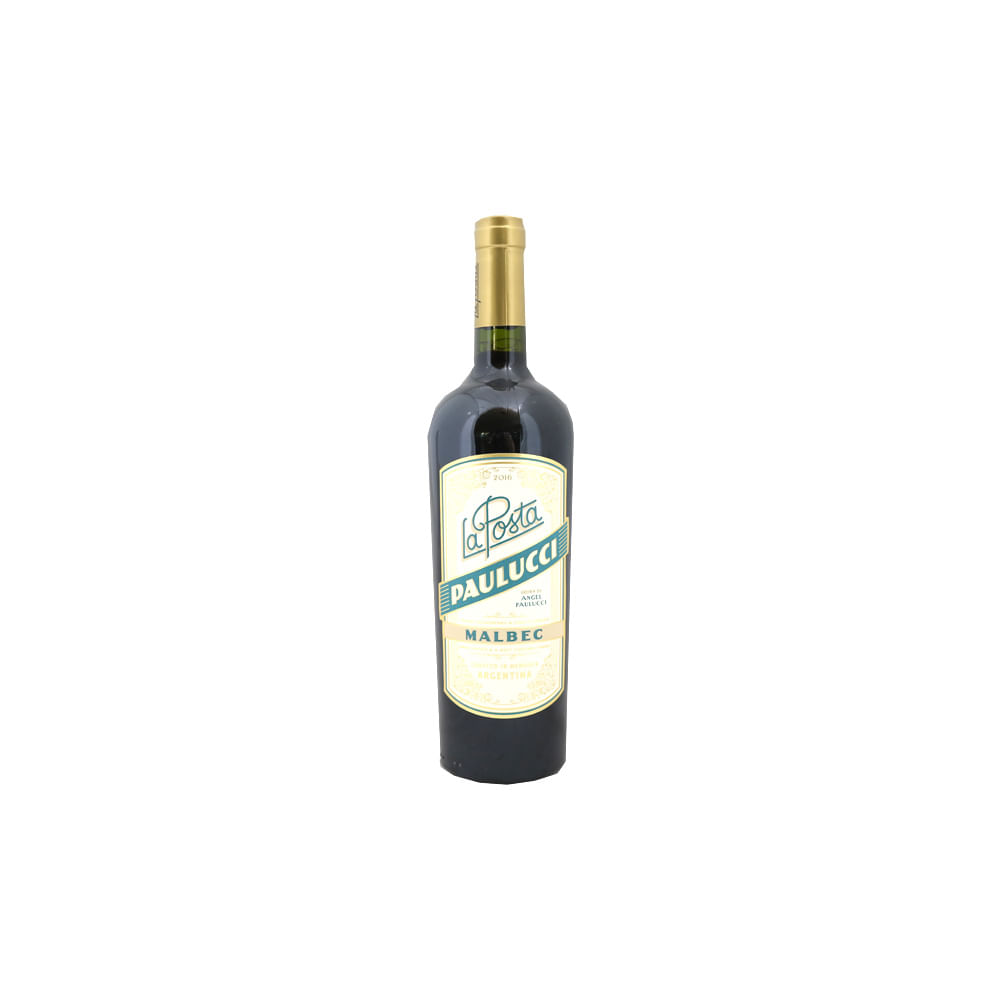 Vino La Posta Paulucci Malbec Bot 750 Cc