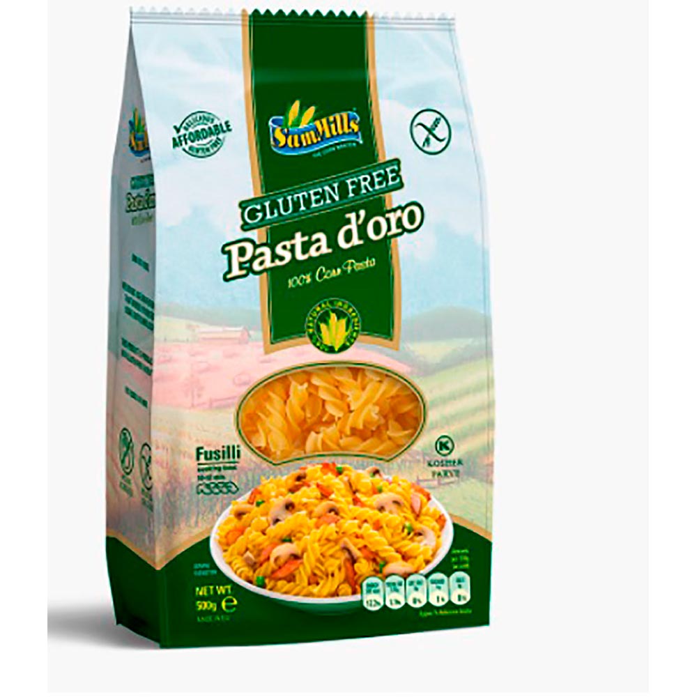 Fideos PASTA D'ORO Fusilli Sin Tacc x500gr jumboargentina