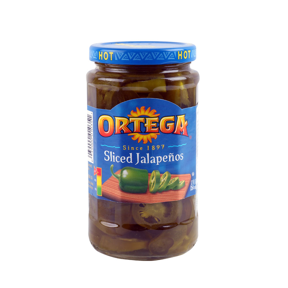Jalapeños Ortega En Rodajas 340 Gr Jumbo jumboargentina