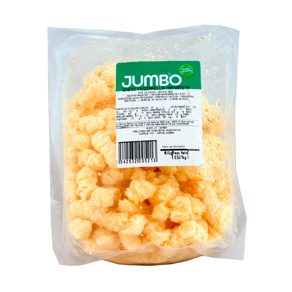 Queso Muzzarella Rallada 0.521 Kg