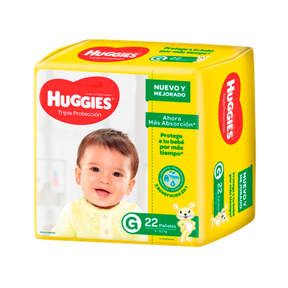 pañal huggies triple protección