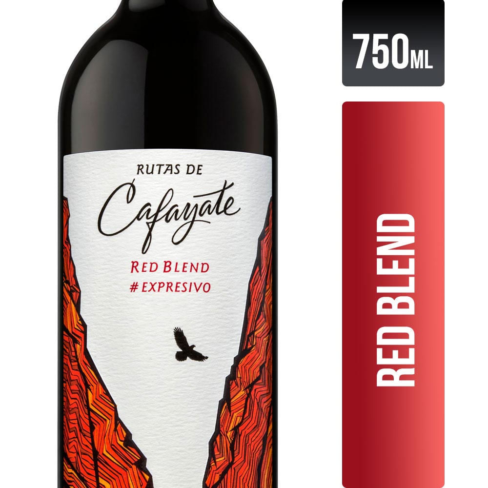 Vino Red Blend Cafayate Rutas Expresivo 750 Cc