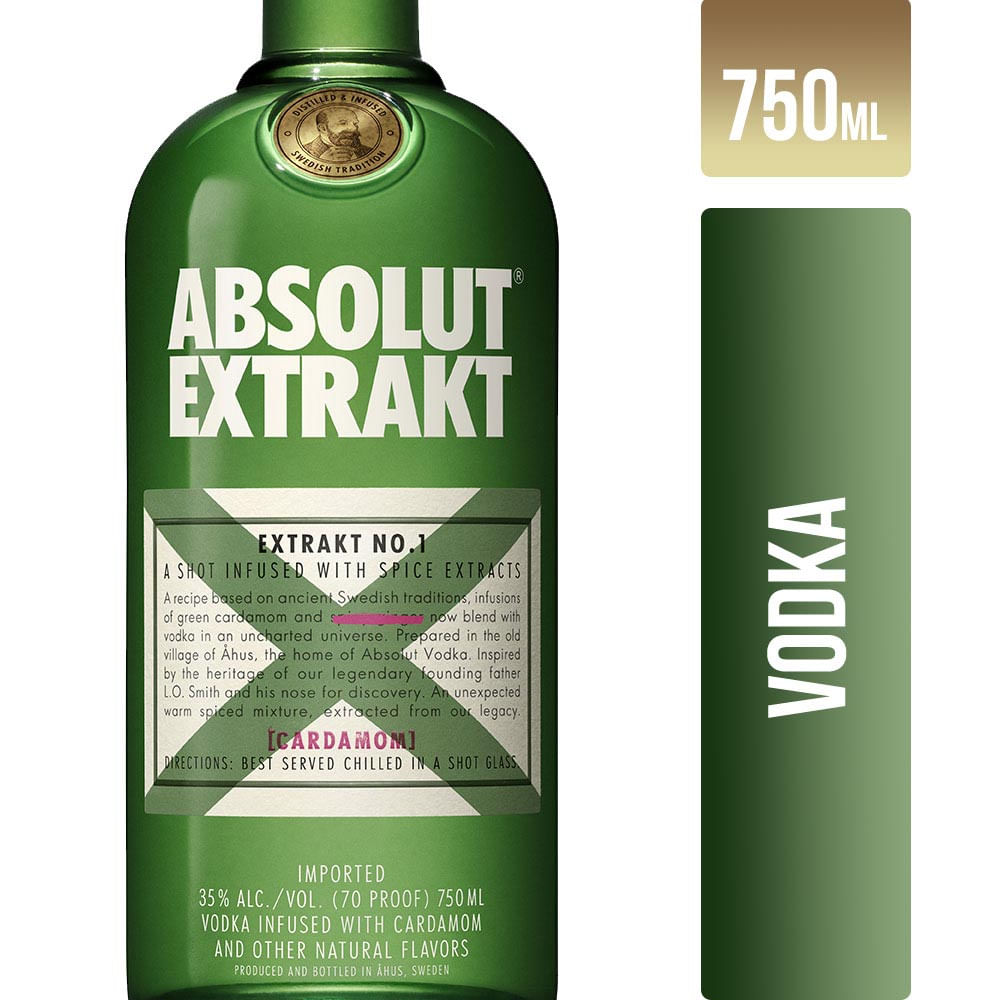 Vodka ABSOLUT Extrakt x750cc jumboargentina