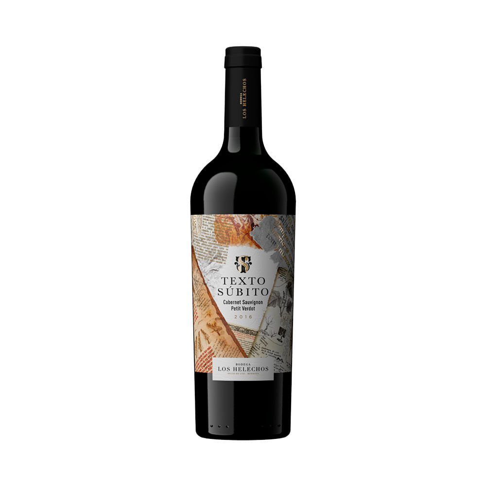 Vino Texto Súbito Cabernet Sauvignon Petit Verdot 750 Cc