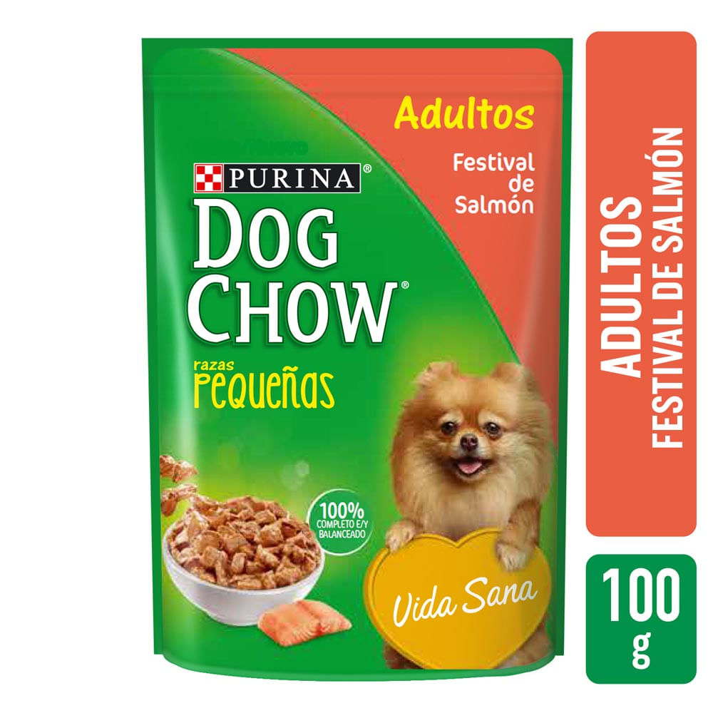 Alimento Para Perros Dog Chow Salmón 100 Gr