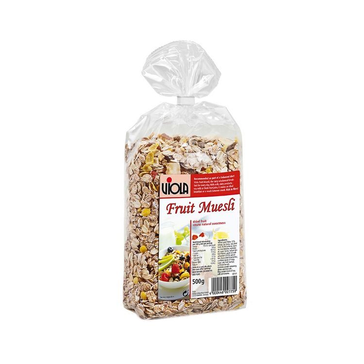 Muesli VIOLA con frutas disecadas 500gr jumboargentina