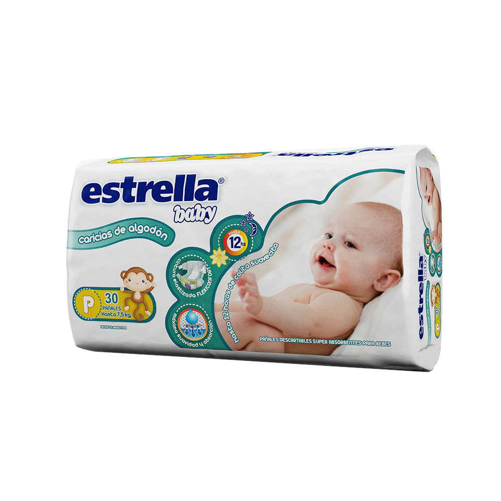 Pañales Premium P 30 Un Estrella