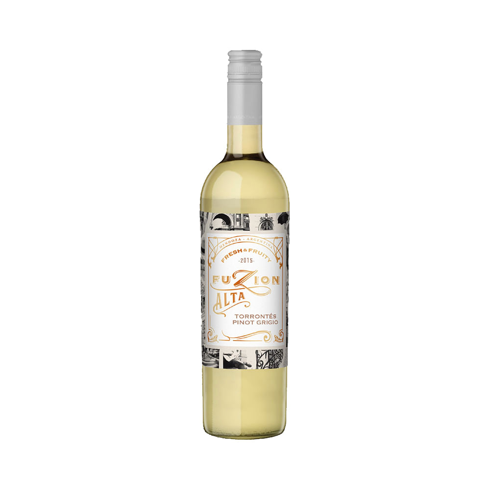 Vino Fuzion Pinot Grigio Torrontes X 750