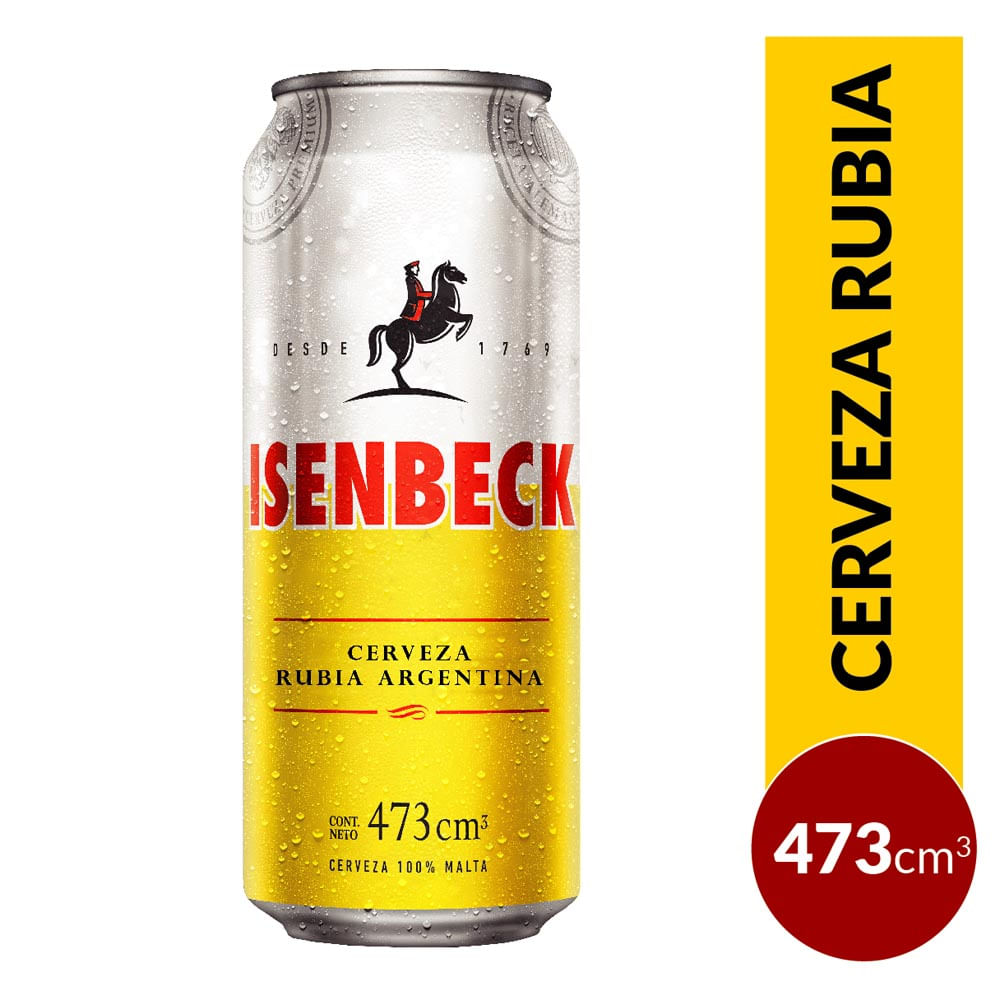 cerveza ISENBECK 473cc - jumboargentina