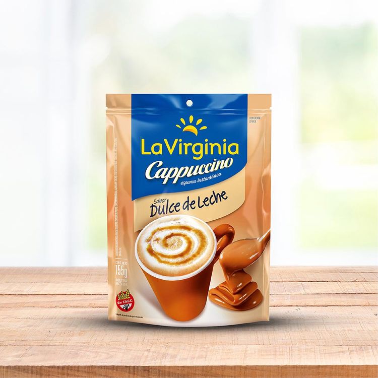 CAPPUCCINO LA VIRGINIA DULCE DE LECHE 155 GRS jumboargentina