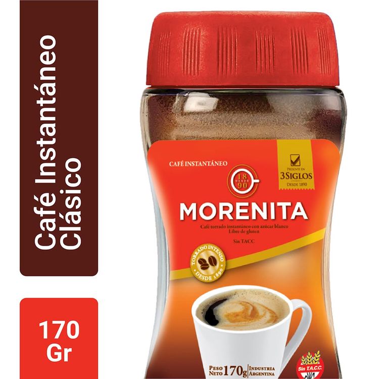 Café Instantáneo La Morenita intenso 170g jumboargentina