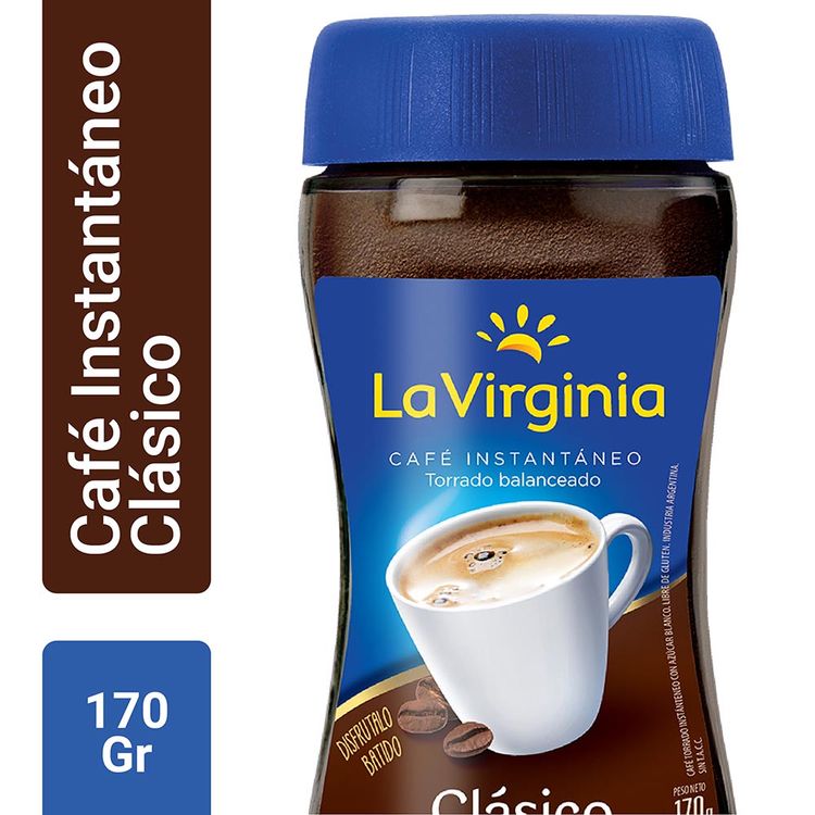 Café La Virginia Soluble Clásico 170 Gr Jumbo