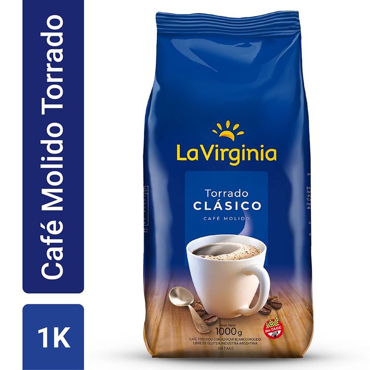 Café La Virginia Molido Equilibrado 1 Kg Jumbo