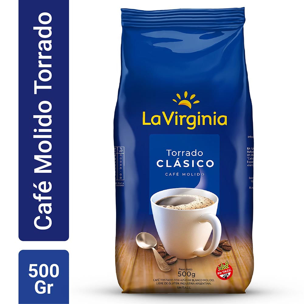 Café La Virginia Molido Equilibrado Clásico 500 Gr Jumbo