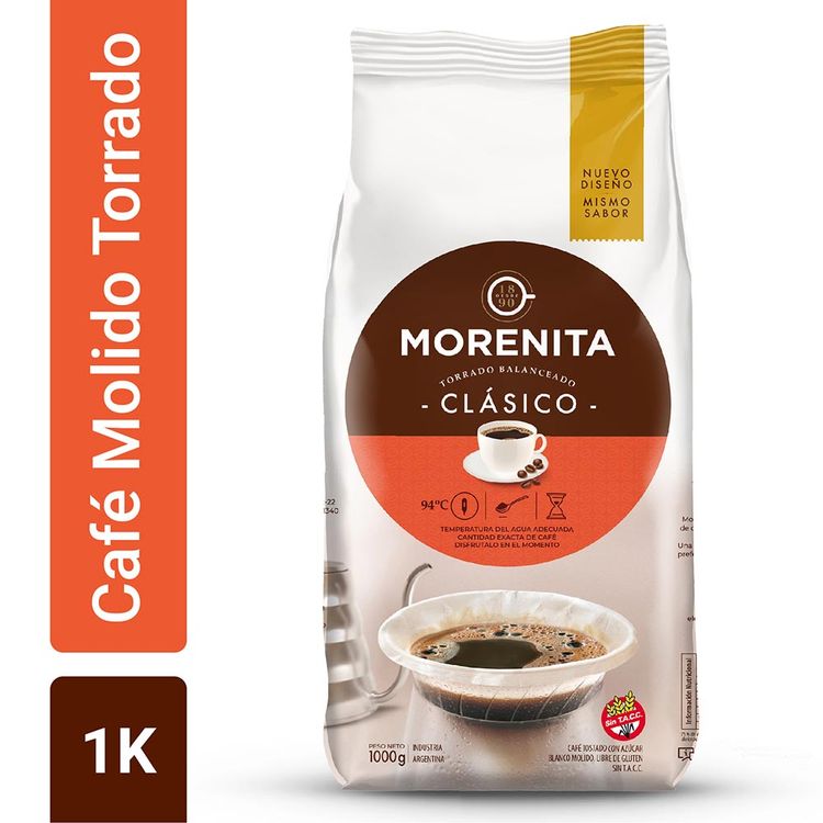 café LA MORENITA molido x1Kg jumboargentina