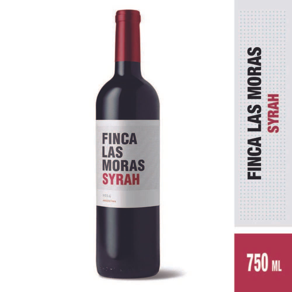 Vino Tinto Las Moras Syrah 750 Cc