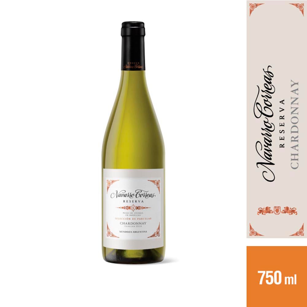 Vino Navrro Correas Chardonnay Reserva 750 Cc