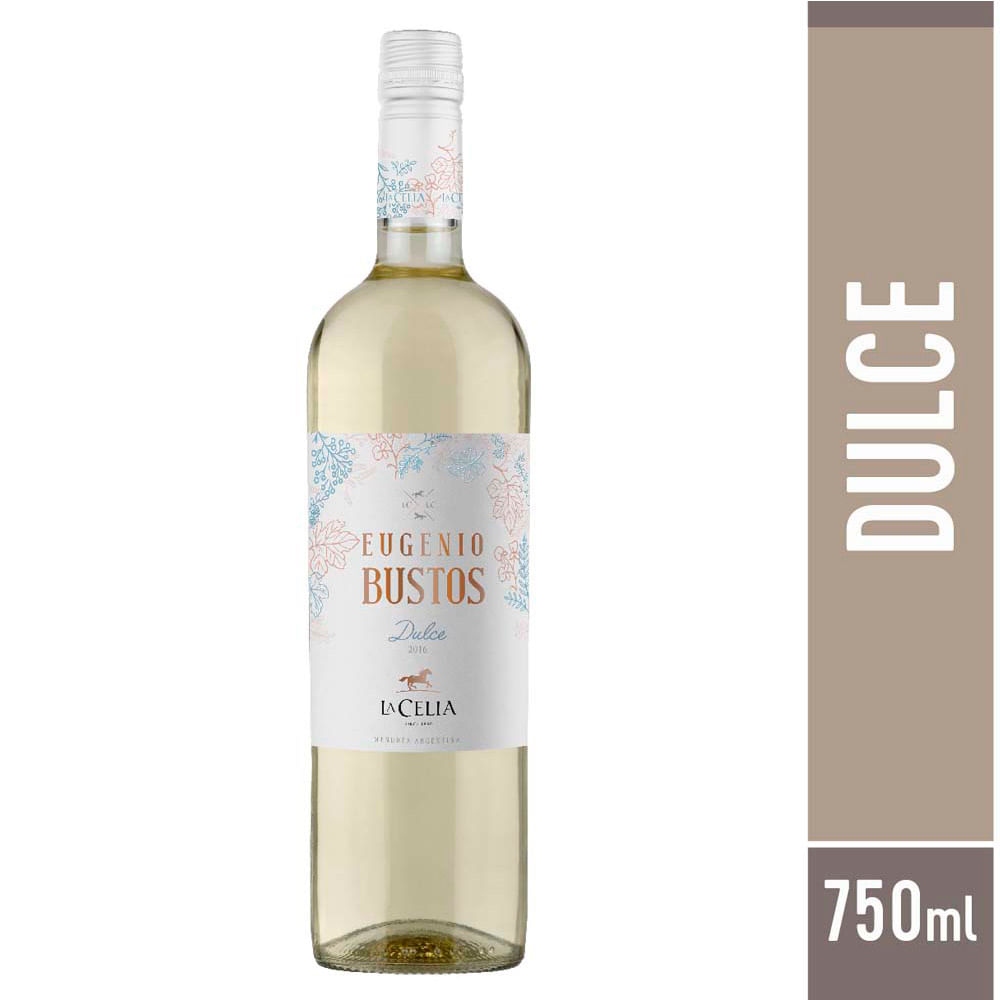 Vino Blanco Dulce 750 Cc Eugenio Bustos