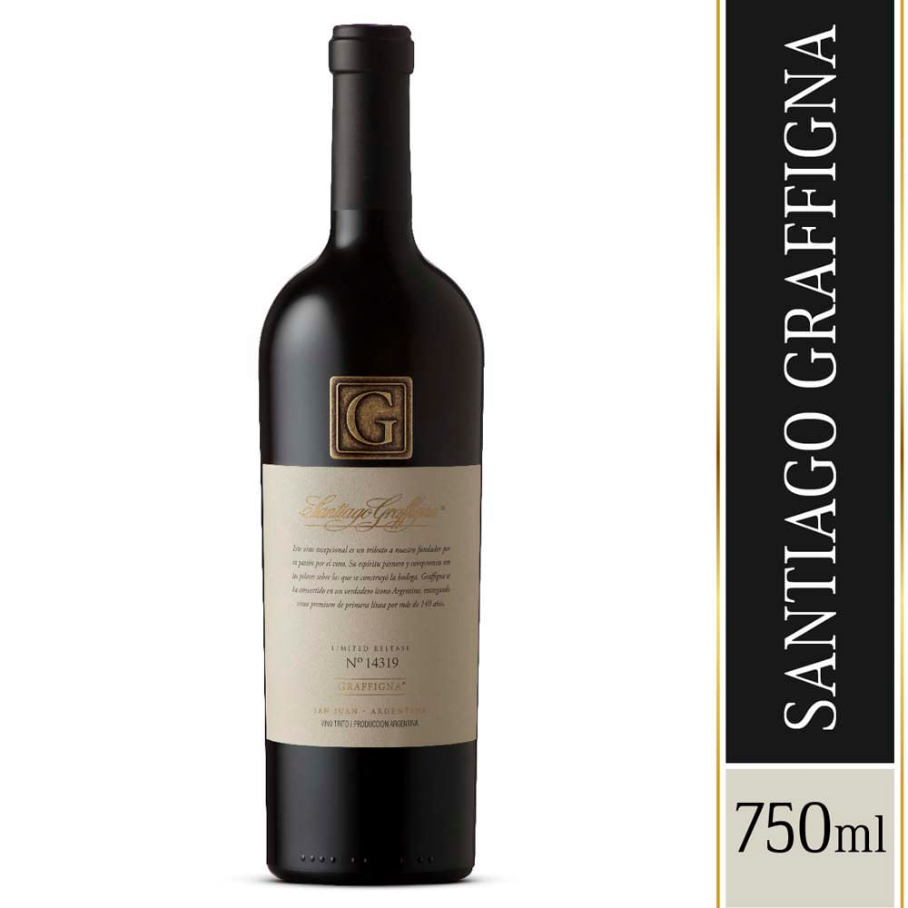 Vino Graffigna Santiago 750cc