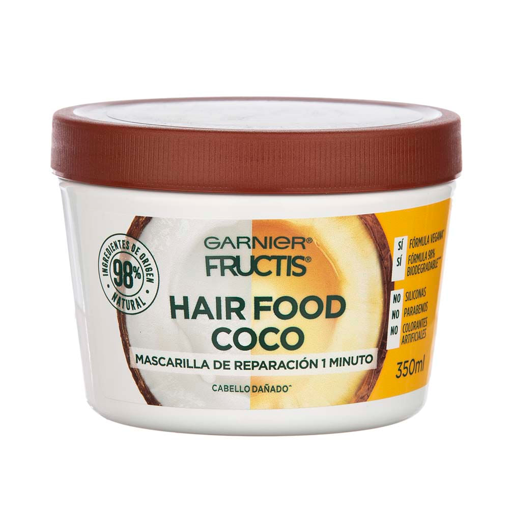 Tratamiento Fructis Hair Food Máscara De Reparación 350 Ml