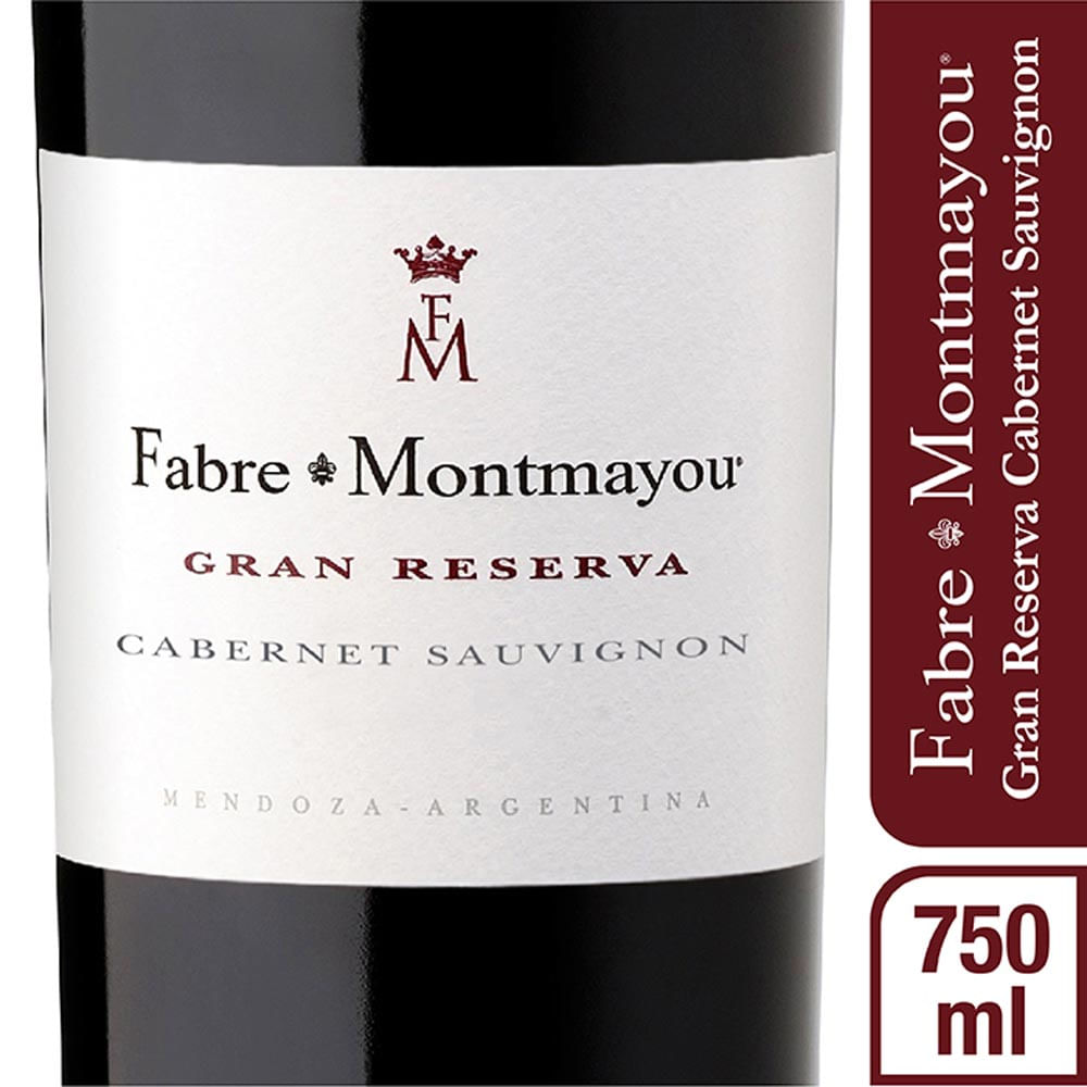 Vino Fabre Montmayou Cabernet Sauvignon - Botella 750 Cc