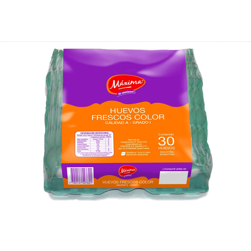 Huevos Color 30 Un Maxima