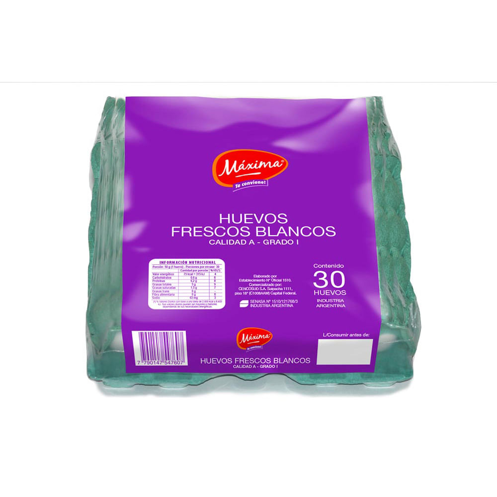 Huevos Blancos 30 Un Maxima