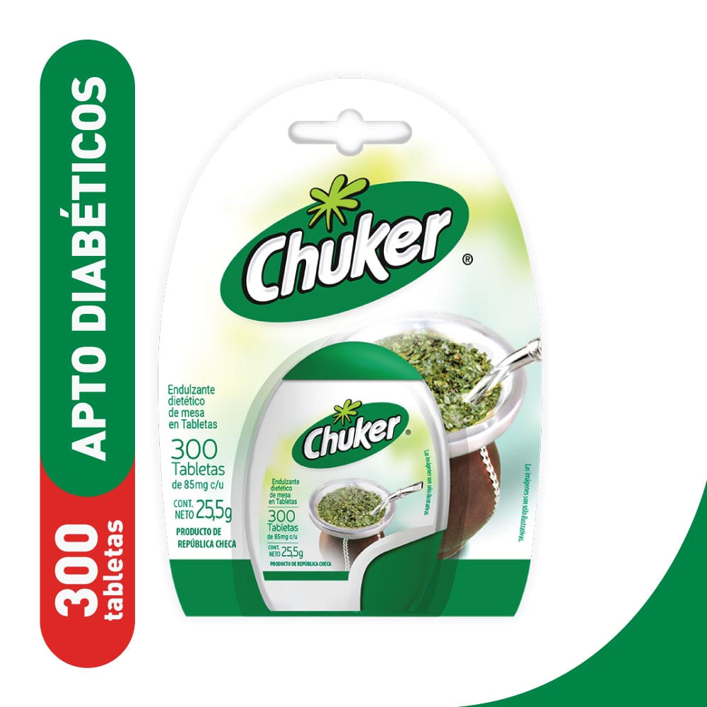 Endulzante Chuker Comprimidos 300 U
