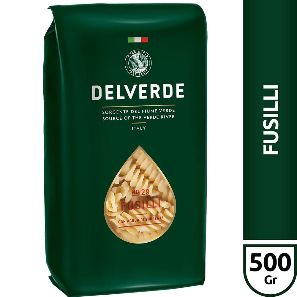 Fideos Fusilli Delverde X500 Gr