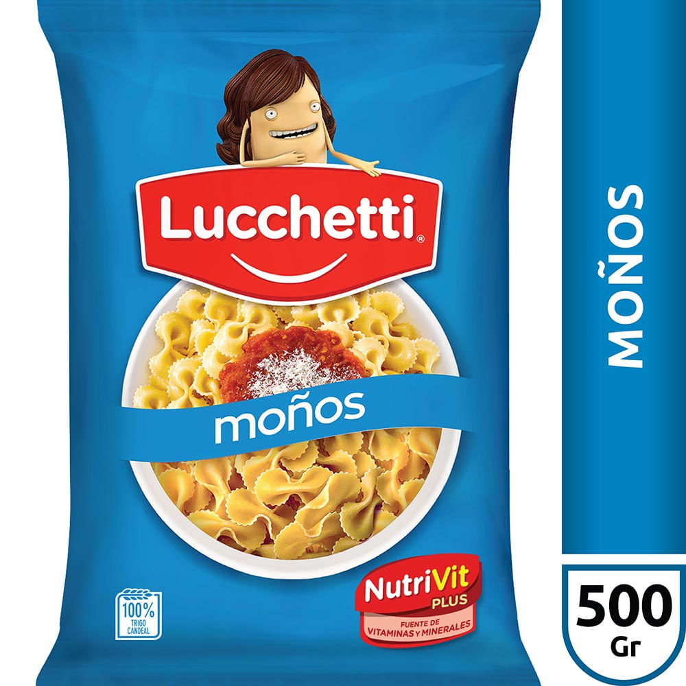 Fideos Moños 500 Grs Lucchetti