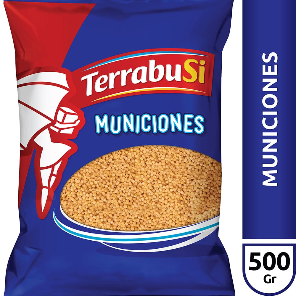 Fideos Municiones 500 Grs Terrabusi