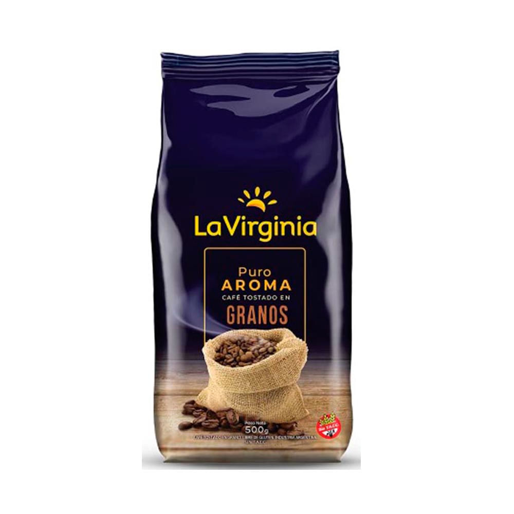 CAFE LA VIRGINIA GRANO 500G jumboargentina