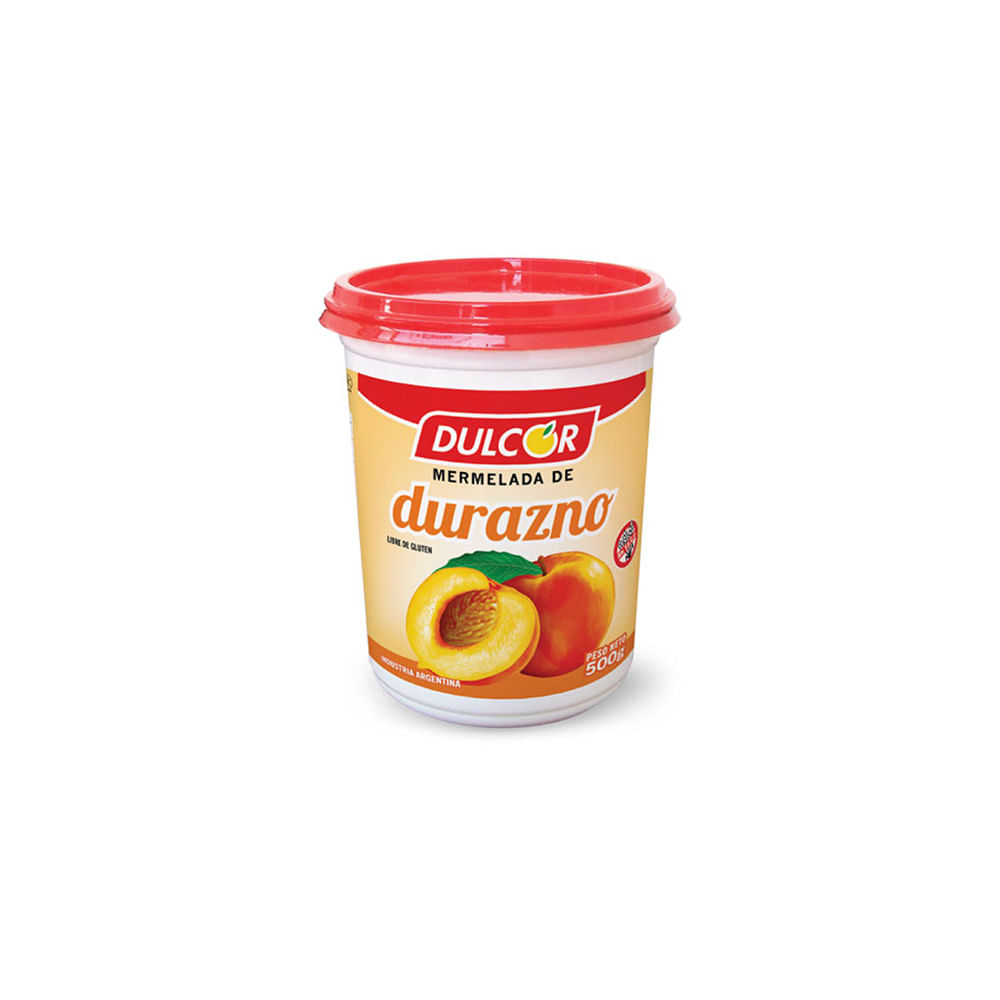 Mermelada Sabor Durazno 500 Grs Dulcor