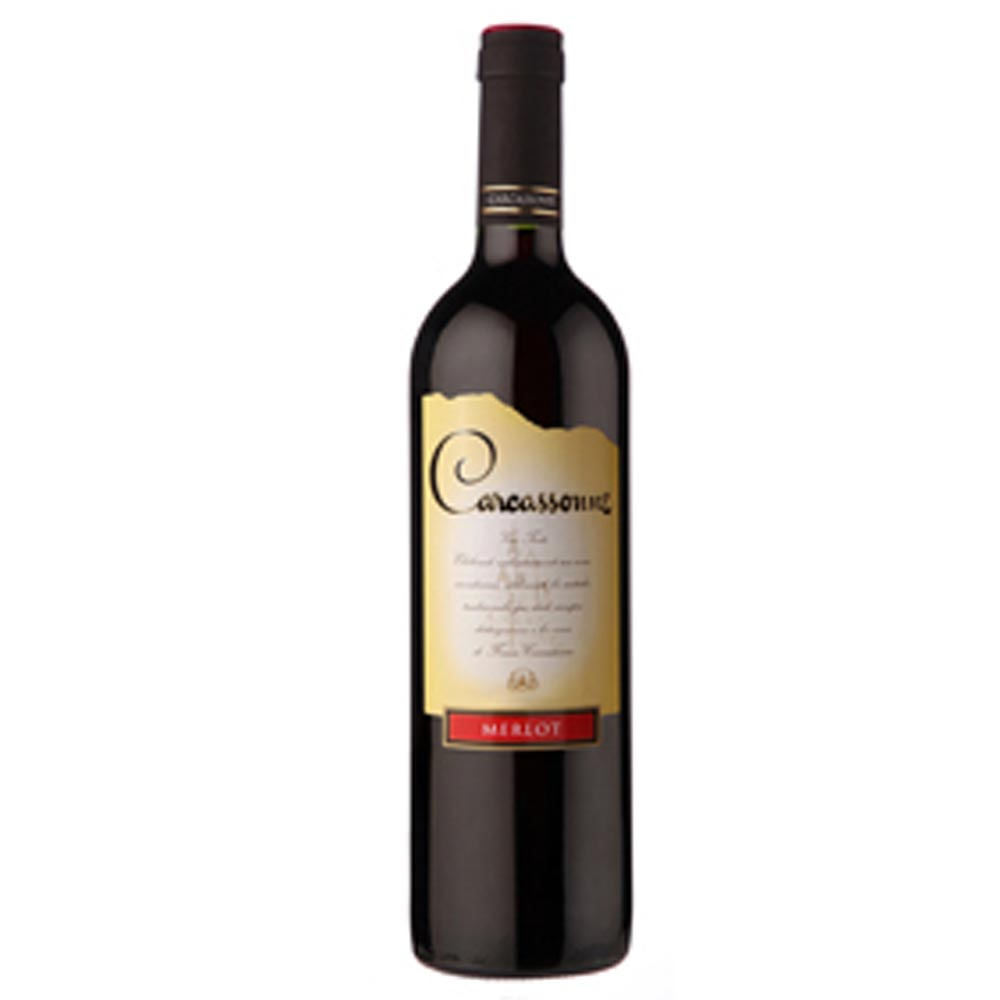 Vino Carcassonne Merlot Botella 750 Cc