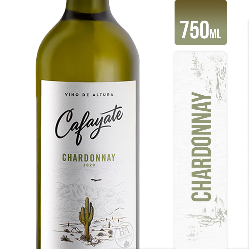 Vino Chardonnay 750 Cc Cafayate