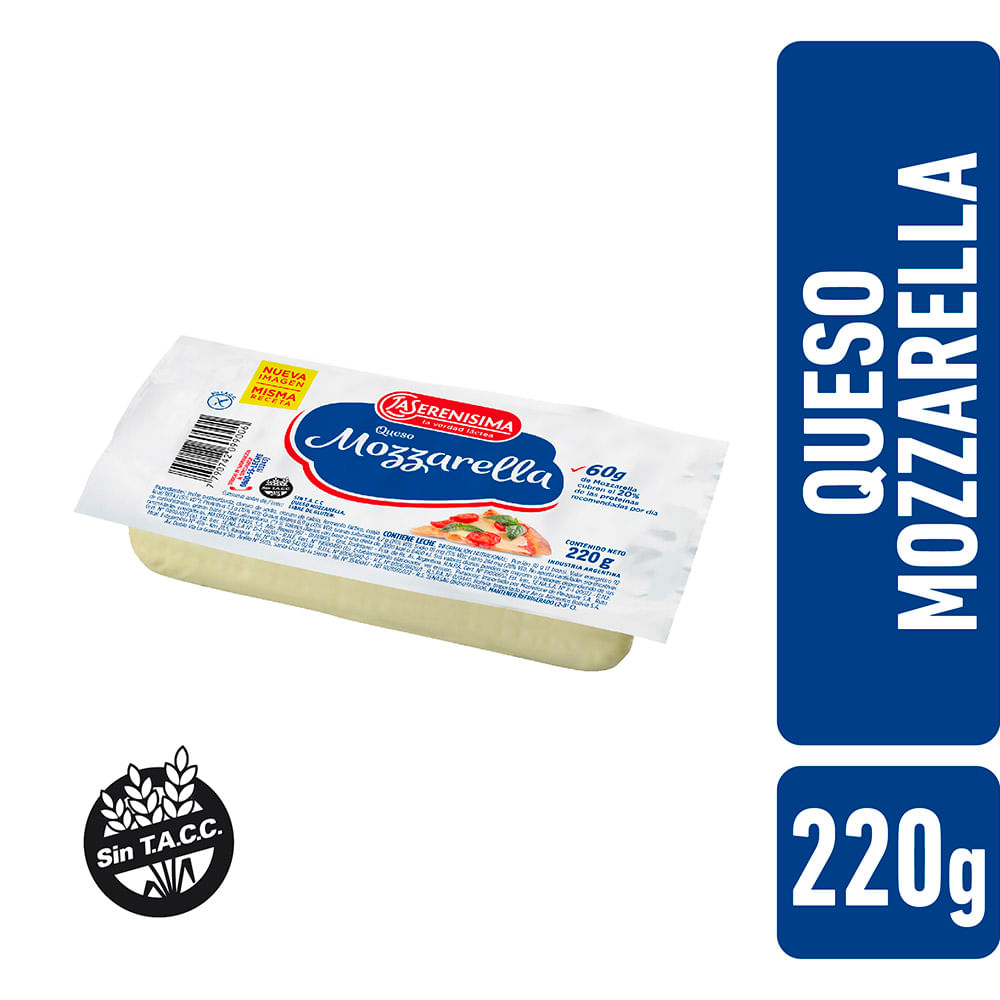 Mozzarella La Serenisima 220 Gr
