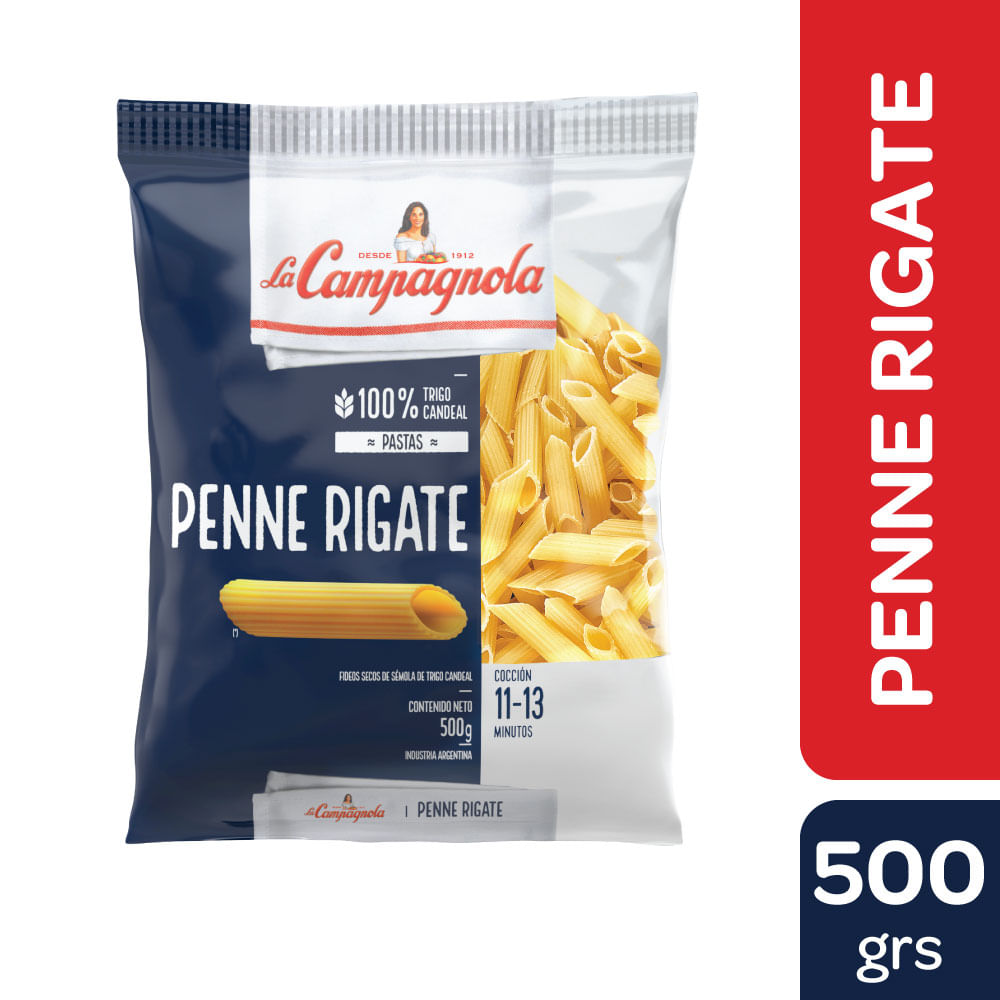 Penne Rigate La Campagnola Pastas Secas  500 Gr