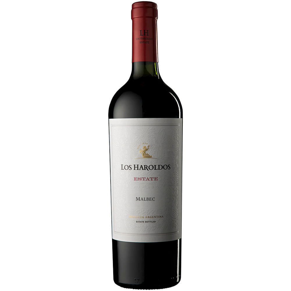 Vino Malbec Estate Roble 750 Ml Los Haroldos